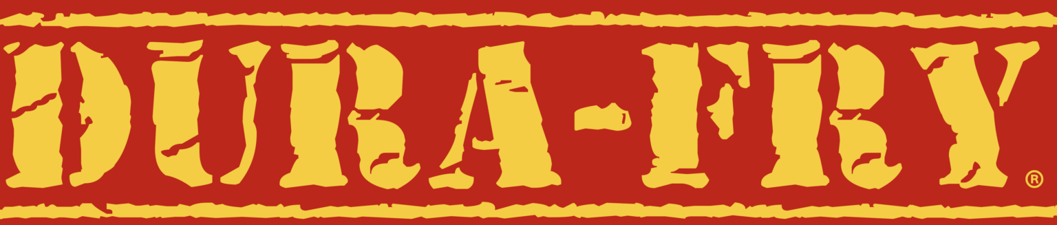 Dura-Fry logo in red and yellow.